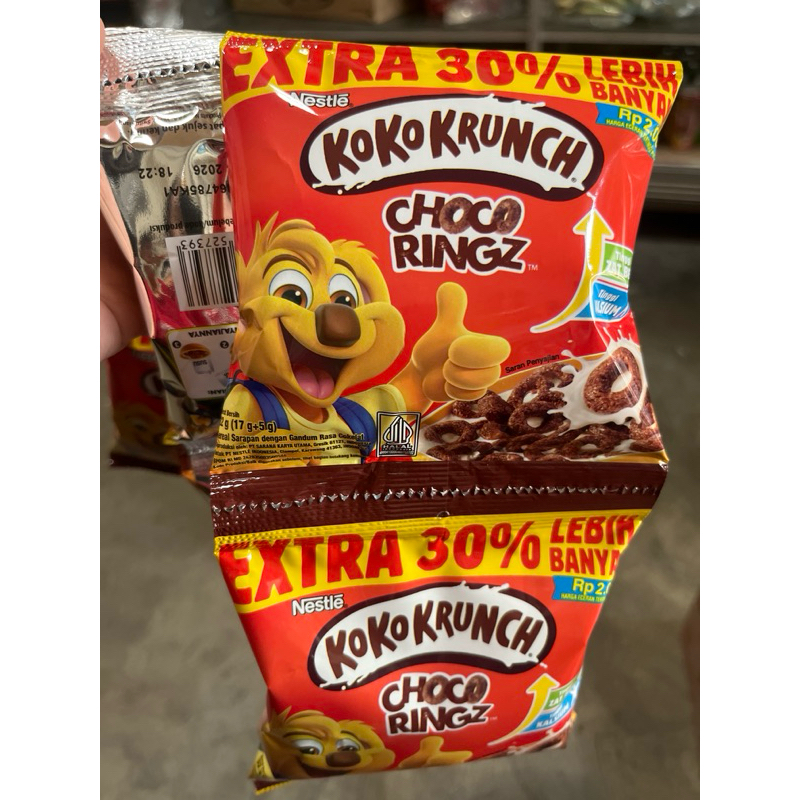 

Koko Krunch Sereal 22gr Perpak isi 10 Bungkus