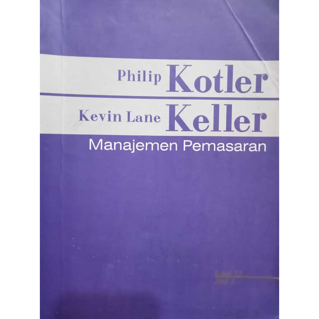 BUKU MANAJEMEN PEMASARAN EDISI 13