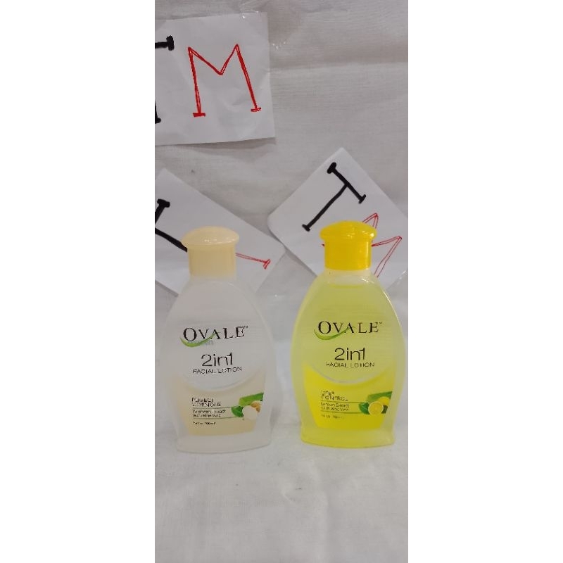 OVALE 2in1 Facial Lotion Toner Micellar Water Lemon & Bengkuang 100ml