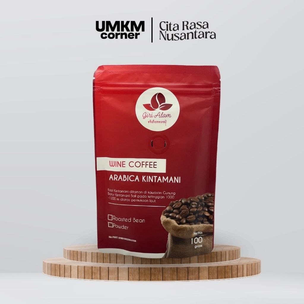 

Kopi Giri Alam Wine Coffee / Arabica Kintamani / Kopi Seduh / Kopi Enak