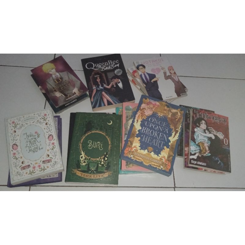 [PRELOVED] bumi, iyan bukan anak tengah, once upon a time, the perfect stranger, queenbee vs badboy,