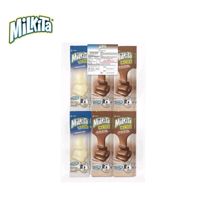 

Milkita Pasta Chocolate / Vanilla (1Pack: 36pcs) - Milkita Pasta Nyot / Susu Nyot Nyot / Susu Sachet Milkita / Milkita Coklat Cair / Susu Cair Kenyot / Milkita Pasta Susu / Milkita Susu Cair / Permen Milkita / Pasta Milkita / Topping Susu Cair / Susu Cair