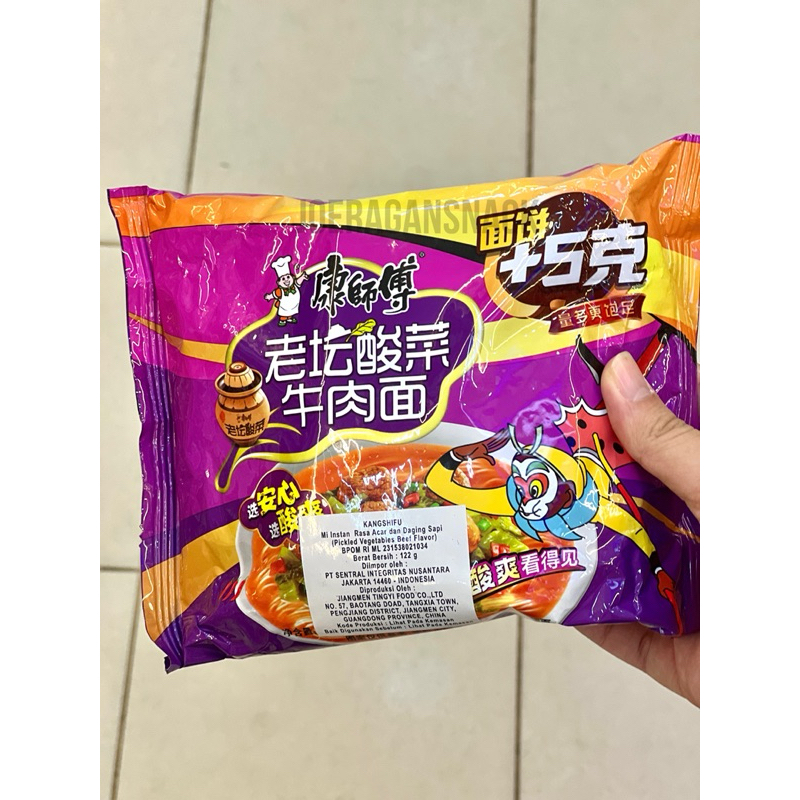 

READY INSTANT KangShiFu Mie Instant Braised Beef | Seafood | Mushroom and Chicken | Pickled Vegetables and Beef