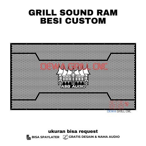 Grill sound system Model Ashlay 18 inch Ram Speaker Sound Horeg