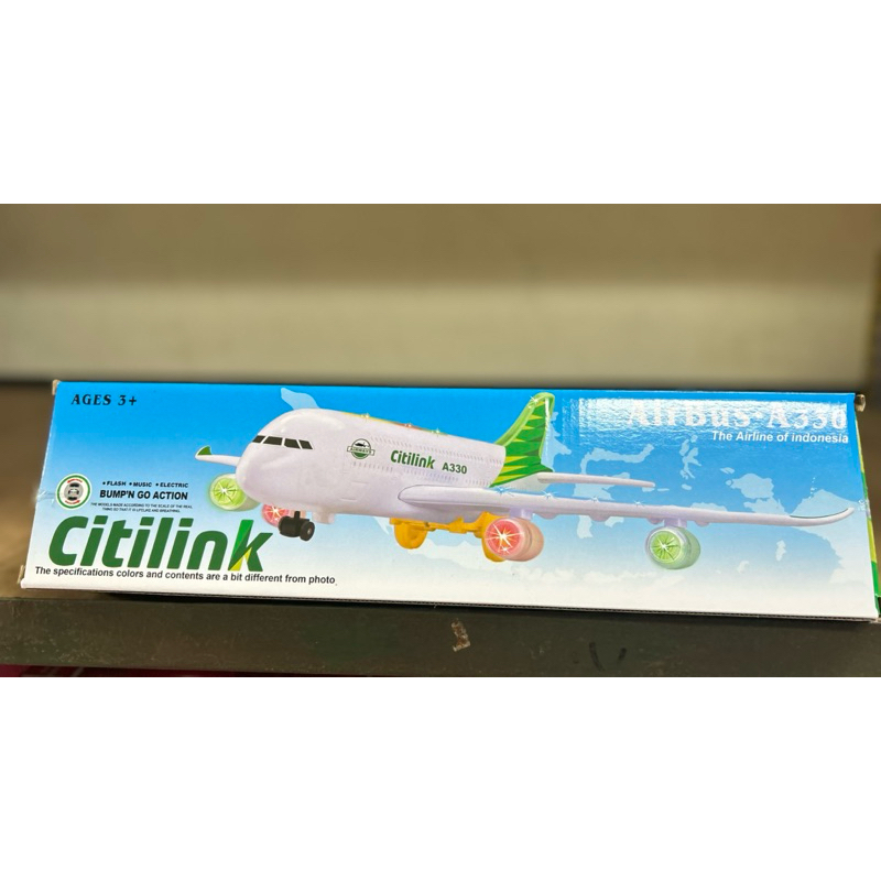 mainan pesawat Citilink Airbus A330