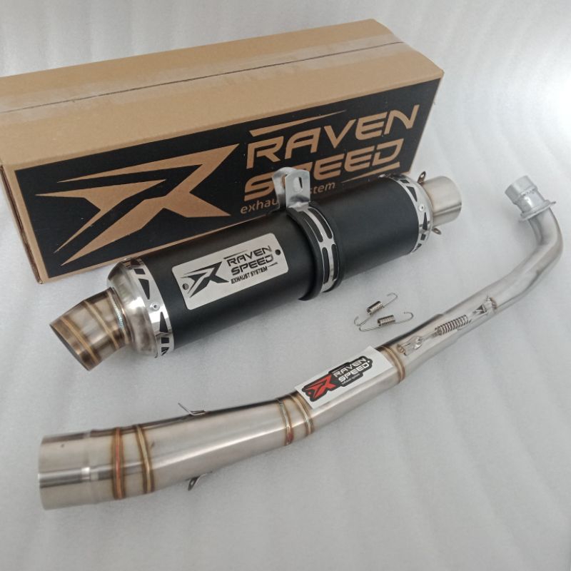 KNALPOT RACING JENONG BULAT ORIGINAL RAVEN SPEED PNP SUPRA,ABSOLUT REVO, VEGA R, JUPITER Z, KHARISMA