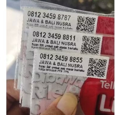 nomor cantik TELKOMSEL simpati 123456 harga ratusan ribu