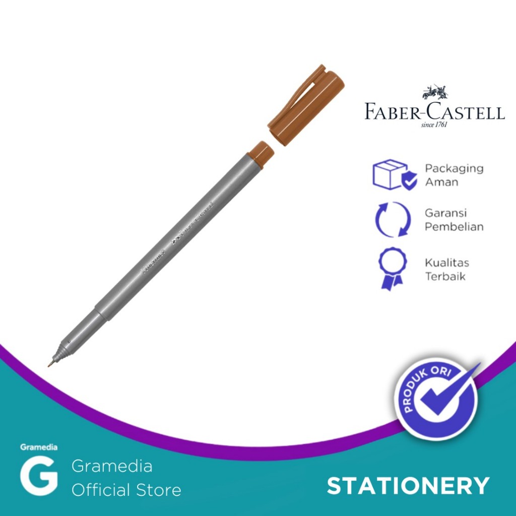 

Faber Castell - Fineliner Warna Tan Ink 151283