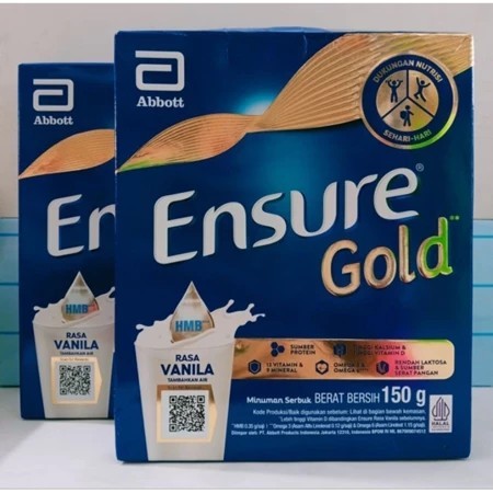 

PROMO MURAH!!! 2 BOX PROMO!!! Ensure Gold vanila 150 g susu bubuk nutrisi dewasa Ensure