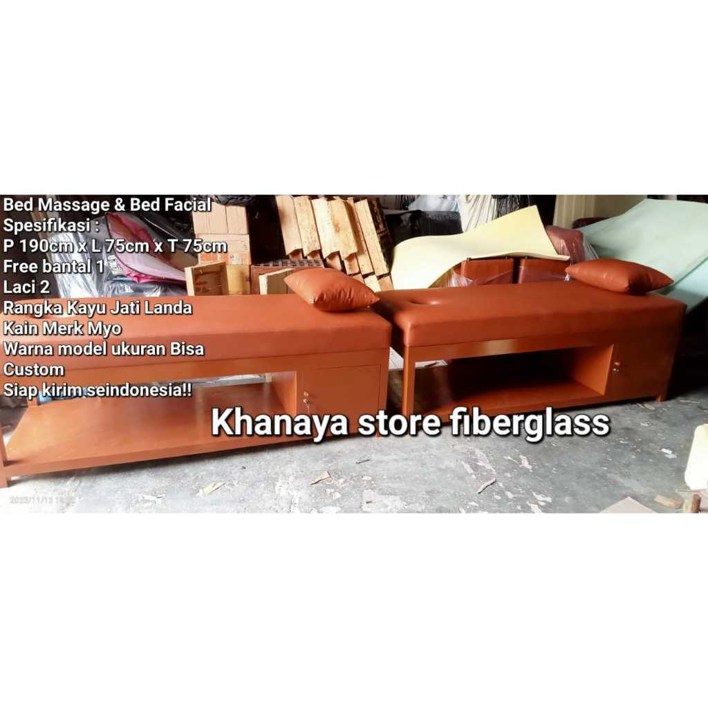 Spa bed kayu jati_Bed massage_Tempat tidur refleksi_Ranjang Spa kayujati termurah!