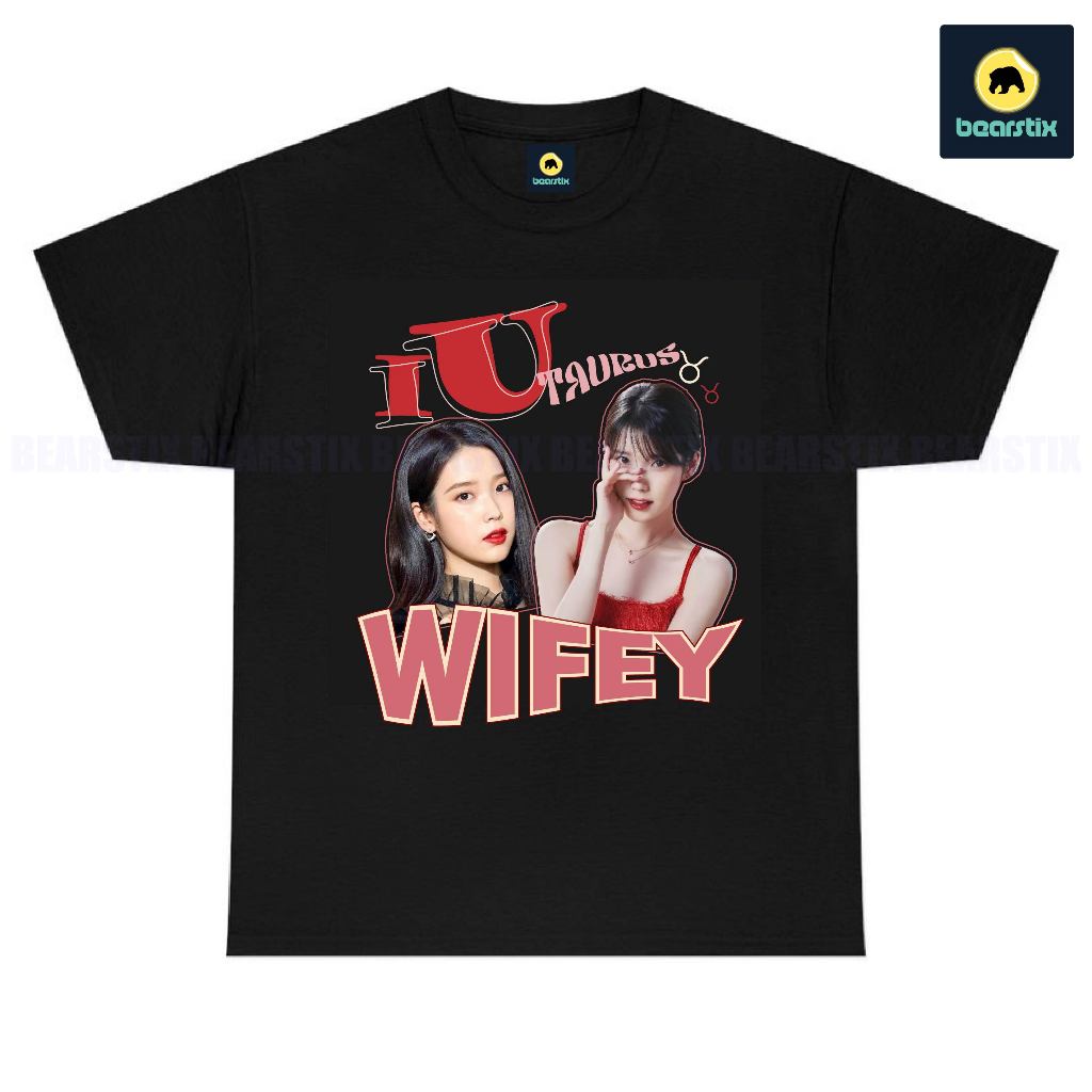 T-Shirt Wifey - Kaos IU - Baju Kpop Idol Konser IU