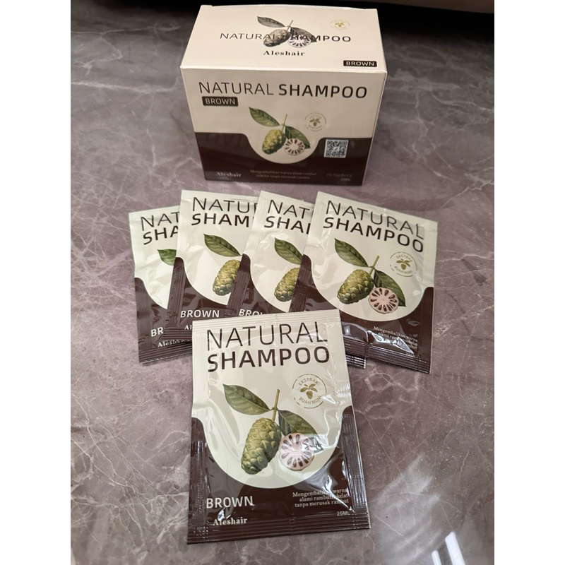 cat rambut pewarna rambut shampo mengkudu warna hitam dan coklat
