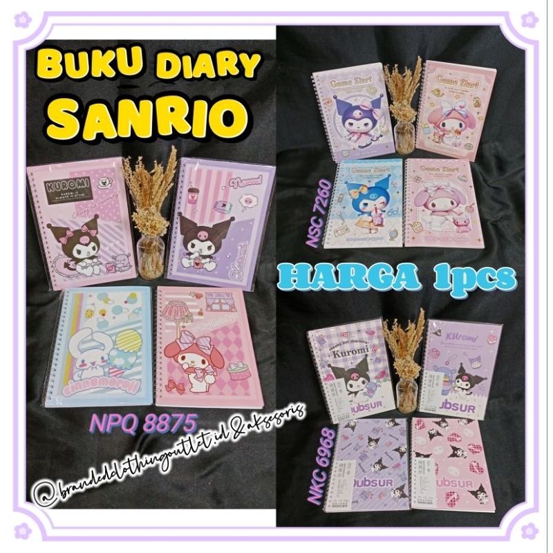 

BUKU DAIRY KEROMI / BUKU DAIRY SANRIO / RING BOOK BOOK / BUKU TULIS ANAK KEROMI / DAIRY AESTHETIC / BUKU RING KEROMI / NSC 7260 / NKE 6968 / NPQ 8875