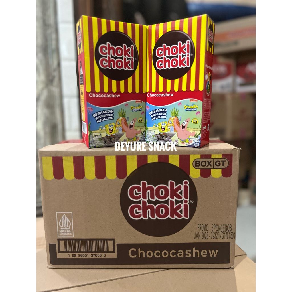 

Choki choki chococashew 1 dus isi 9 box
