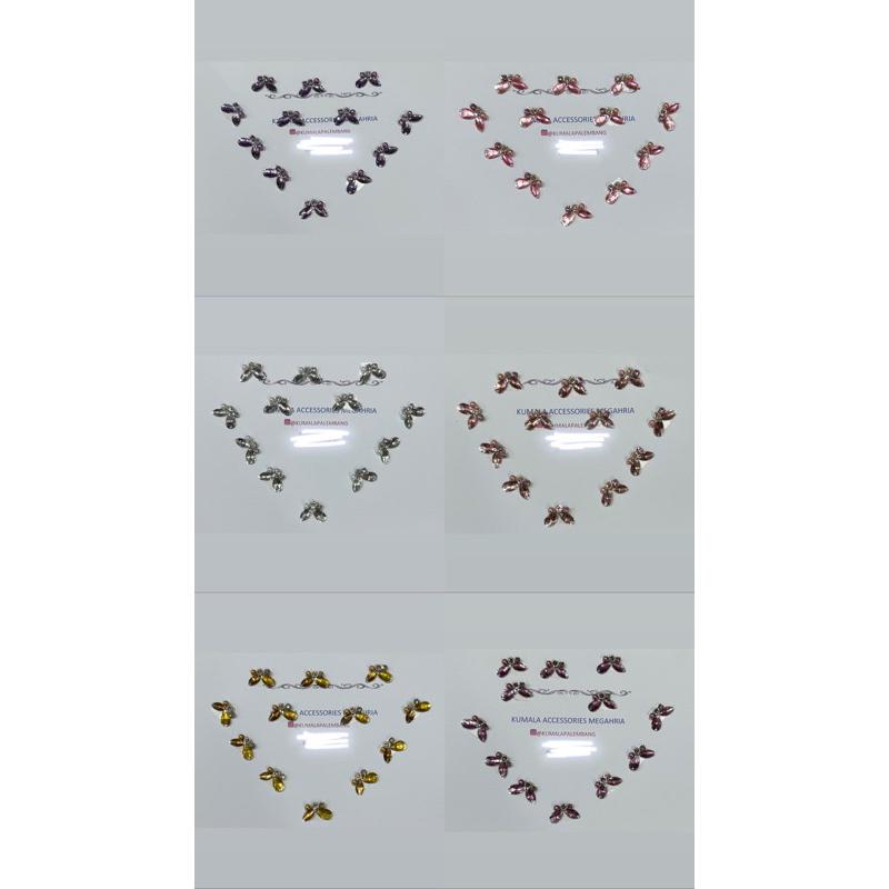 Payet Rangkai / payet instan Leher dan tabur dada / Bisa Custom Warna