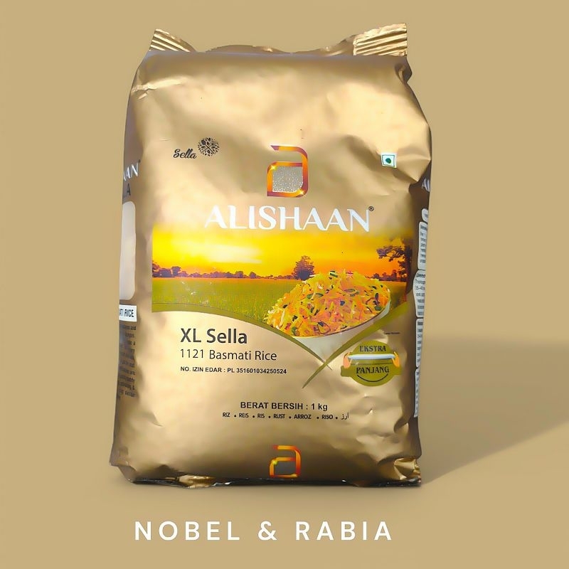 

beras basmati alishaan 1kg beras mati india