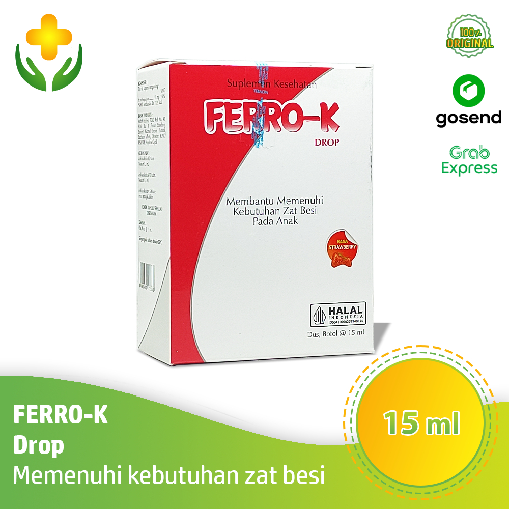 Ferro-K Drop 15 ml - Suplemen Zat Besi Anak