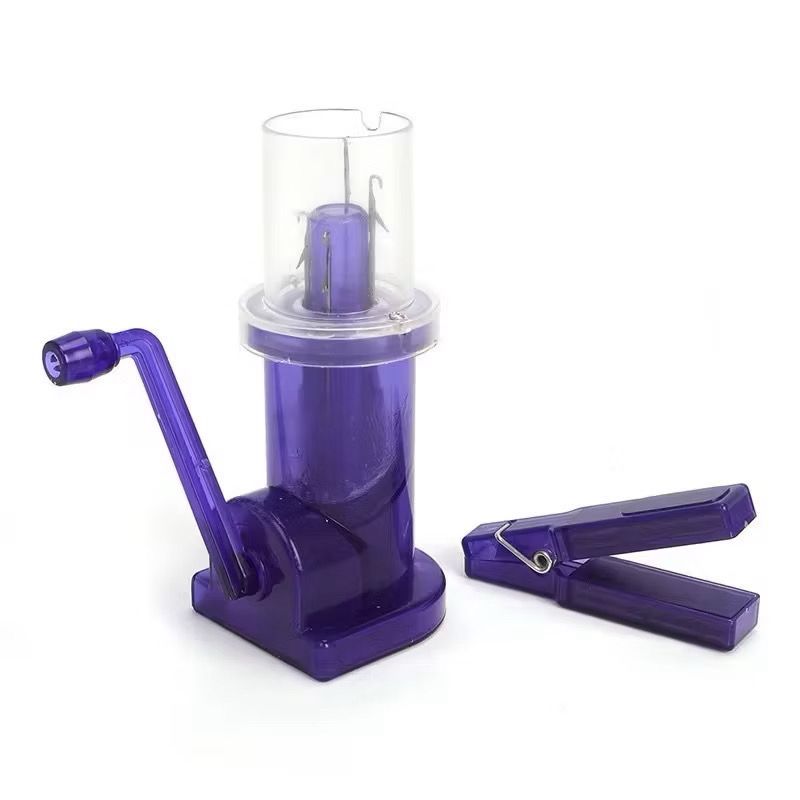 Shoporenku Alat Rajut Putar Otomatis Hasil Rapih Mesin Rajut Diy Knitting Machine Spool