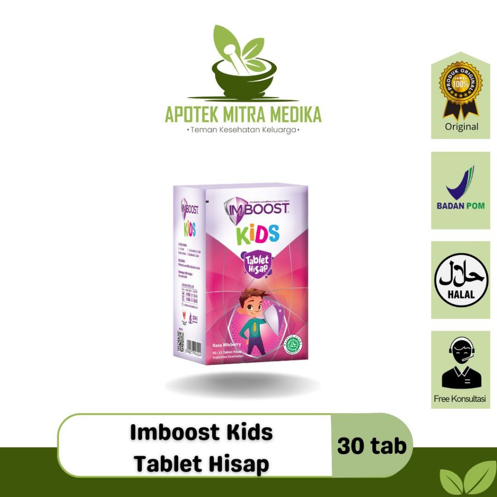 Imboost Kids Tablet Hisap Suplemen Anak