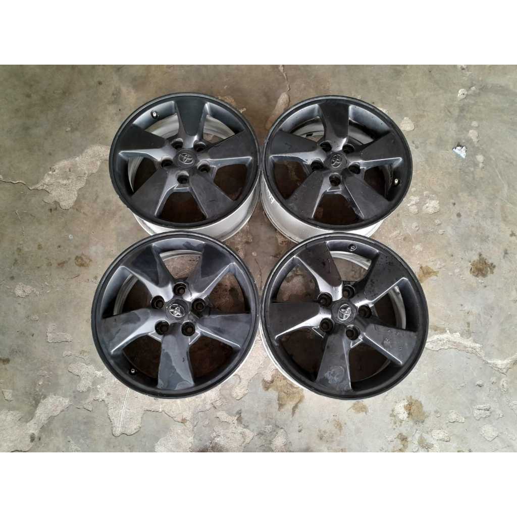 velg seken copotan std rush r16 pcd 5x114 velg only black