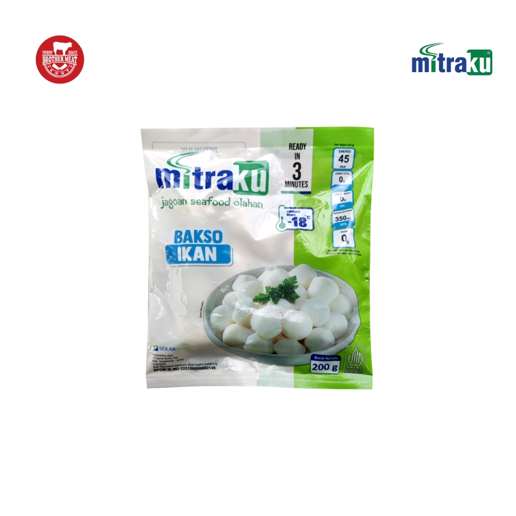 

Mitraku Bakso Ikan 200gr - Brothermeatshop