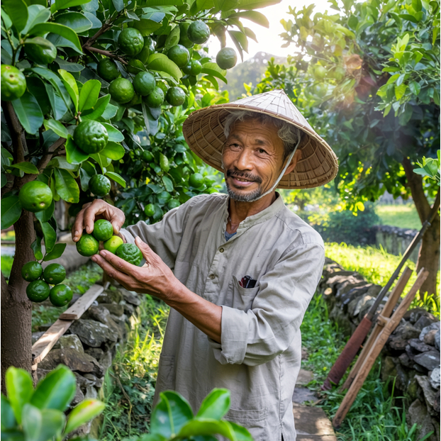 

Jeruk limau fresh 1kg baru panen dari kebun/petani