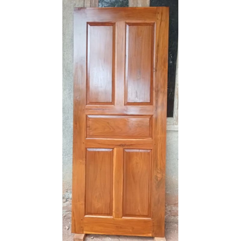 daun pintu jati plus plitur ukuran standar