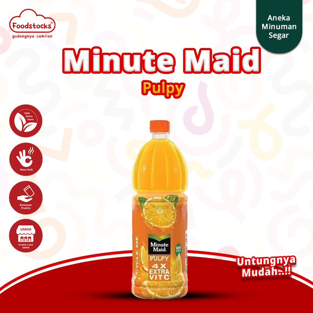 Minuman Minute Maid Pulpy Orange 1 Liter