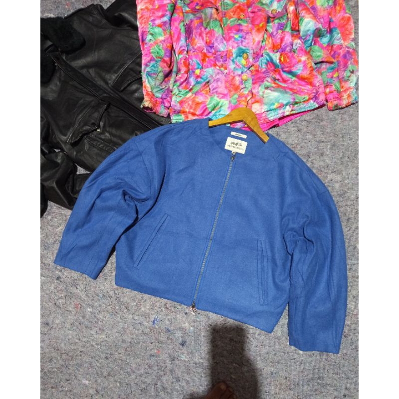 JACKET NIKO AND WOOLLY TECHNOLOGY OUTERWEAR BOMBER BOXY OVERSIZE JAPANESE BRAND LIKE NEW ORIGINAL 10