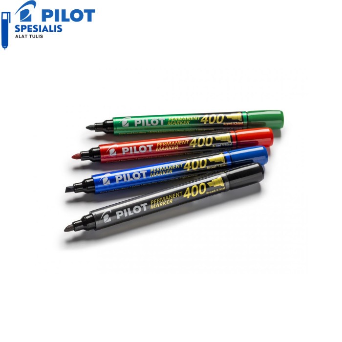 TBMO SPIDOL PERMANENT MARKER 400BROAD/CHISEL PILOT BLACK SCA400