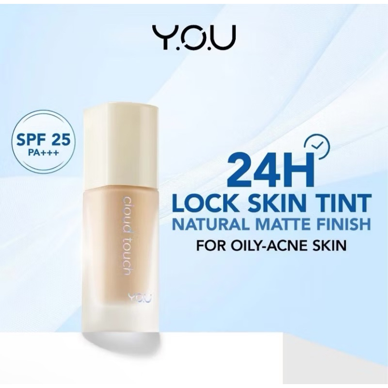 YOU LOCK SKIN TINT NATURAL MATTE FINISH FOR OILY-ACNE SKIN - SHADE PINK SAND