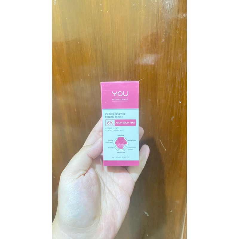 YOU 6% ACID RENEWAL PEELING SERUM AHA BHA PHA Serum Eksfoliasi preloved skincare