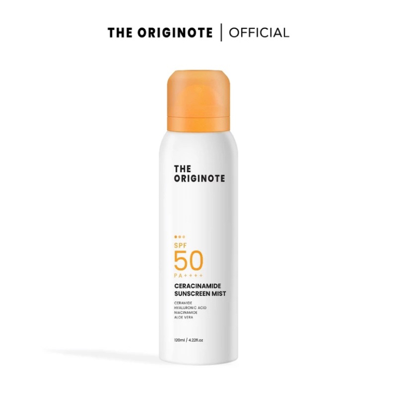 The Originote Ceracinamide Niaceramide Sunscreen Mist SPF 50 PA++++ - UV Protector Sunscreen Spray F