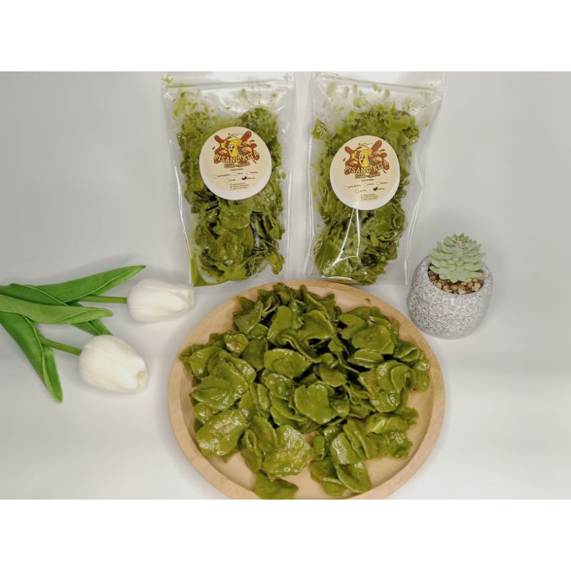 

KERIPIK PISANGKITA VARIAN GREEN TEA MATCHA