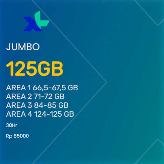 PROMO XL AKRAB HINGGA 125GB | Kuota Reguler 24 JAM | MASA AKTIF 30 Hari | GARANSI Termurah