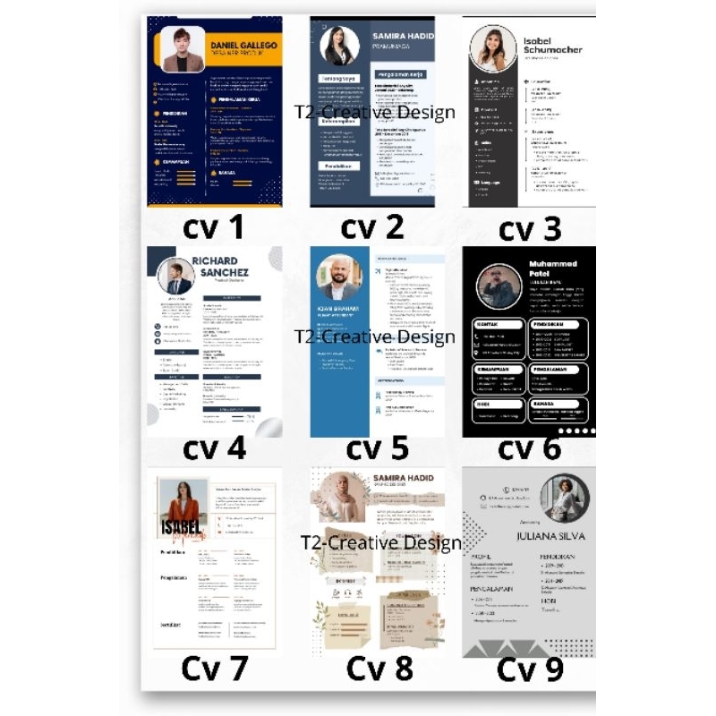 

Jasa pembuatan CV Lamaran kerja | jasa desain | edit cv