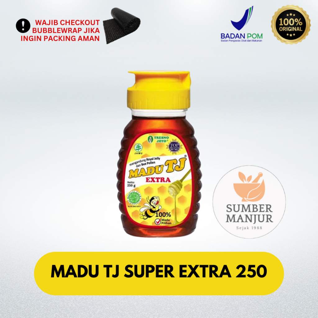 

MADU TJ EXTRA 250 GR / MADU ORIGINAL MURNI