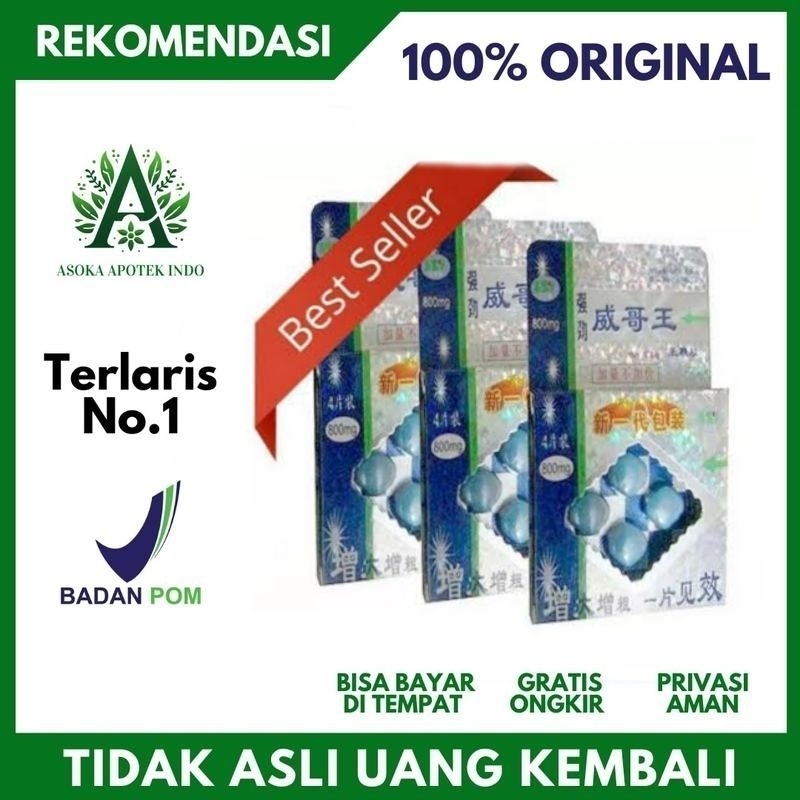 VIAGRA-( 4 TABLET-CINA ) CHINA-ASLI-ORIGINAL-CINA-BERGARANSI