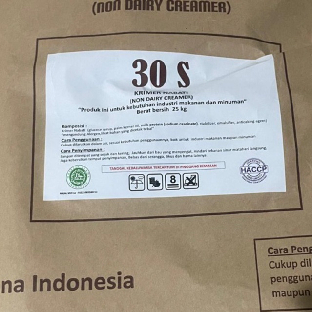 

MELCREAMER 30S (25KG) ORIGINAL PABRIK - READY STOK & PENGIRIMAN CEPAT