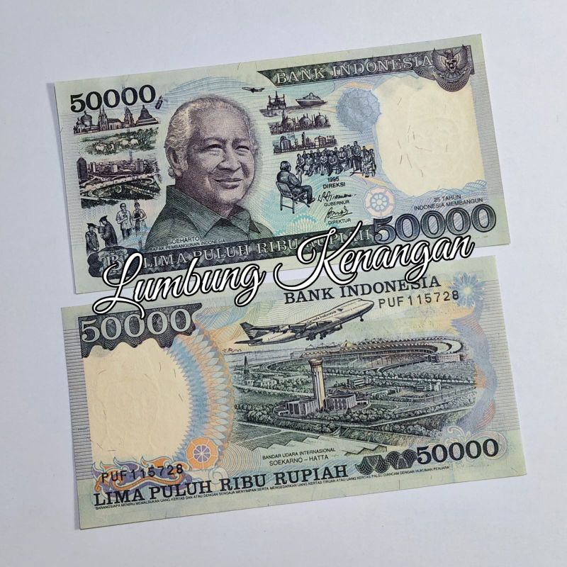 Suharto 50.000 Rupiah Kertas