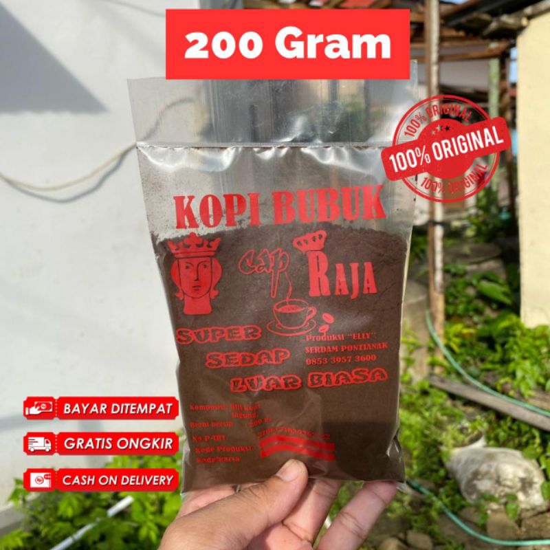 

Kopi Bubuk Raja Khas Pontianak 200gr