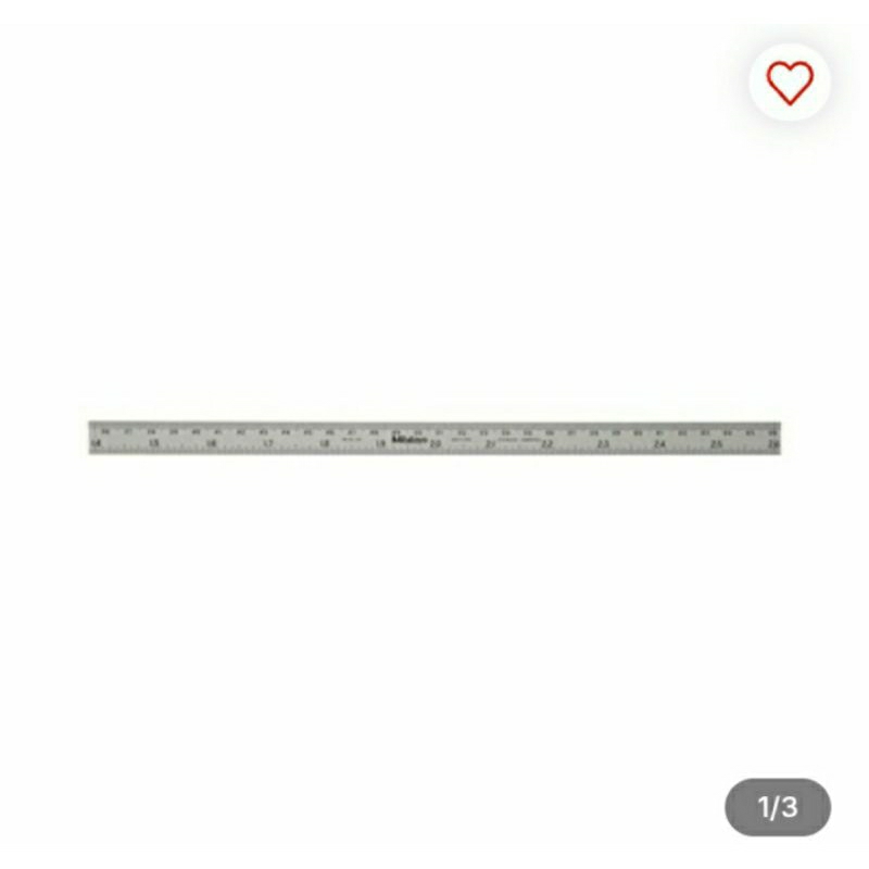 

Mitutoyo Penggaris Besi Semi Fleksibel 40 Inci/1000 Mm 182-309