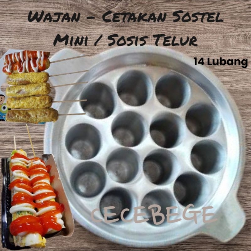 Cetakan Sostel cetakan sosis telur cetakan Sostel mini wajan Sostel wajan sosis telur wajan Sostel m