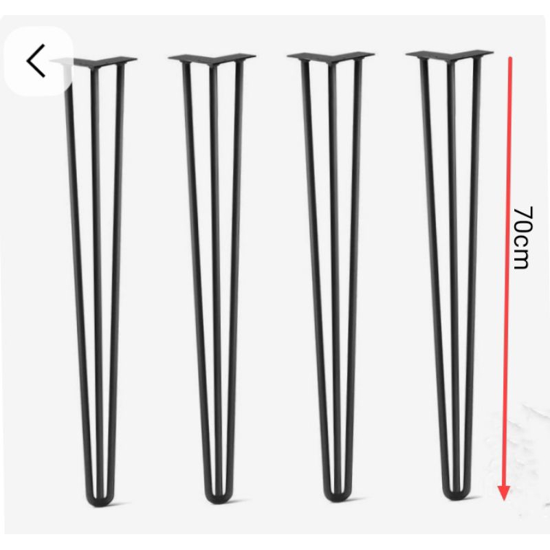 017/(A.A.S13)Kaki Meja Besi Minimalis/Kaki Meja Besi Beton(Harga Satuan)