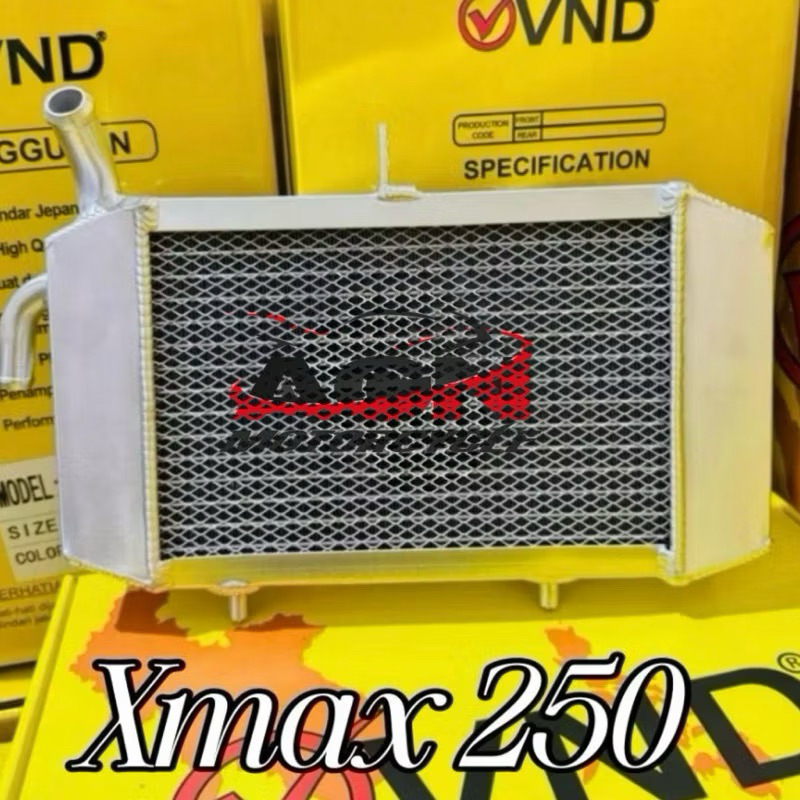 Radiator Vnd Racing Flat Xmax 250 / Xmax 300 Original Vnd  VND Radiator Yamaha Xmax 250 / Radiator V