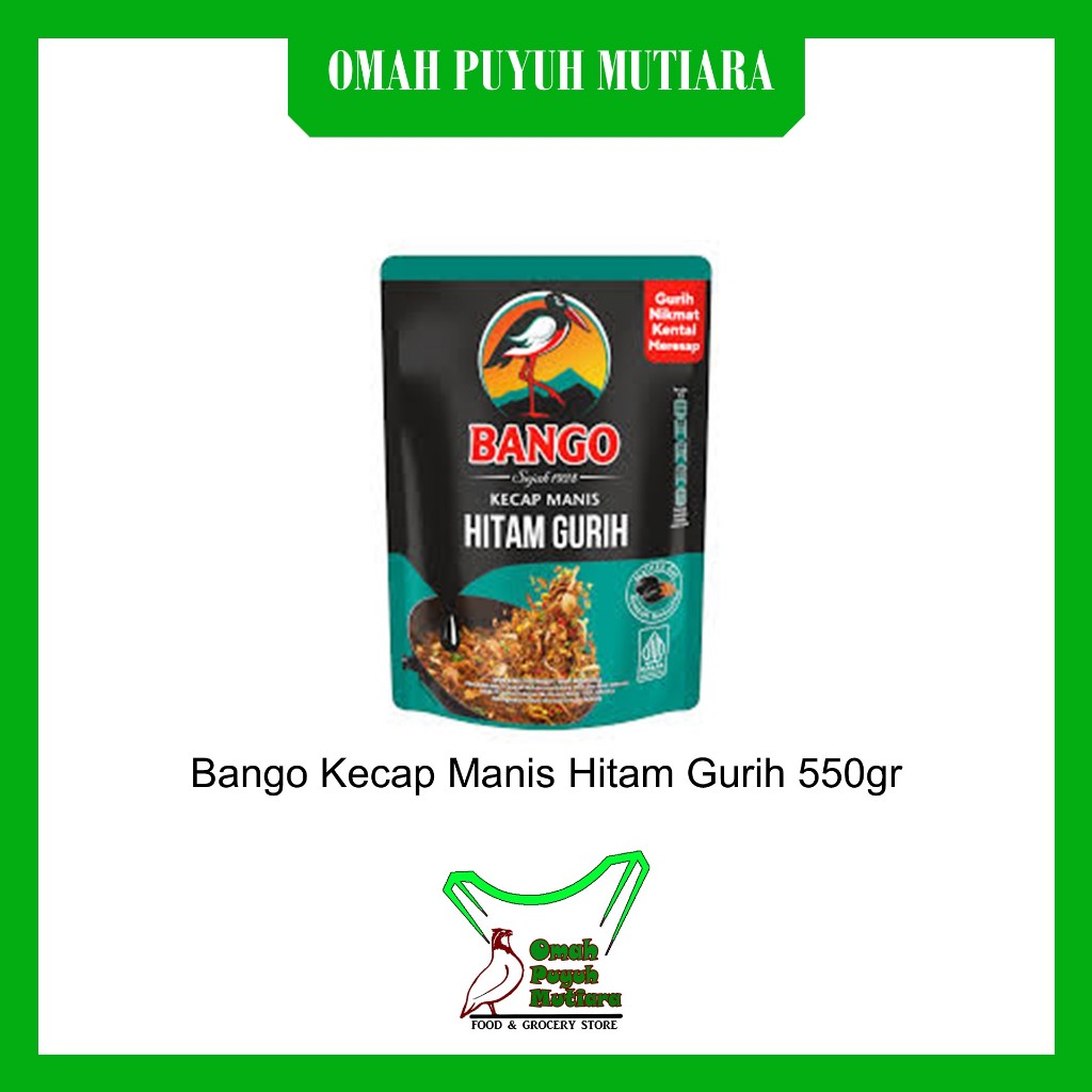 

Bango Kecap Manis Hitam Gurih 550gr