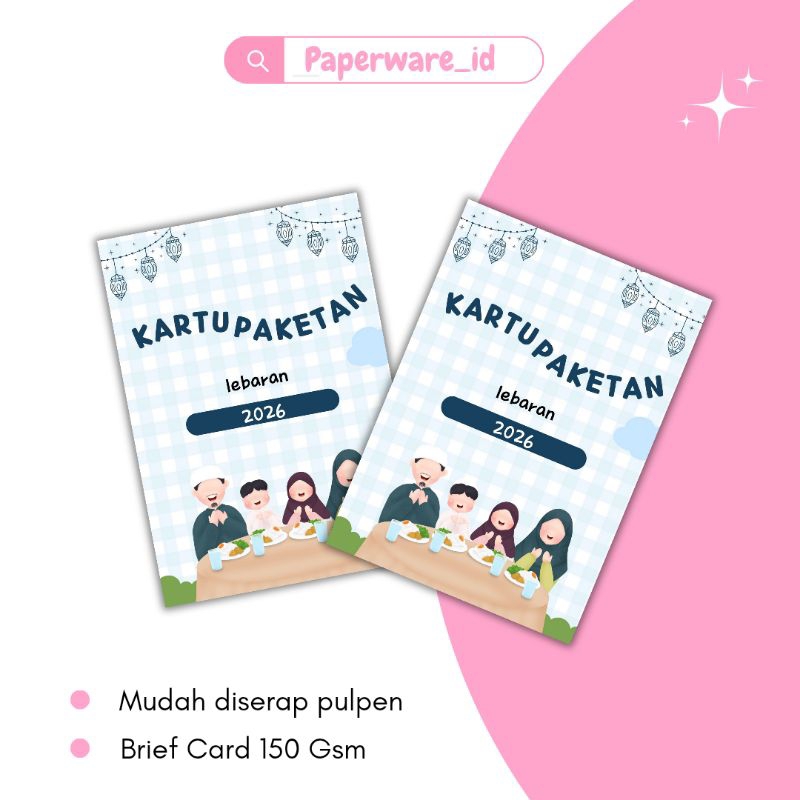 kartu paketan lebaran
