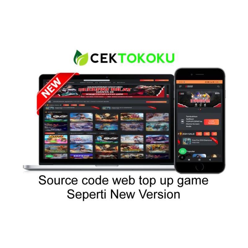 Source Code Web Top Up Games Versi Baru