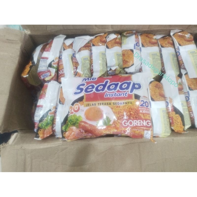 

MIE GORENG Sedaap 1 Dus (40Bungkus)