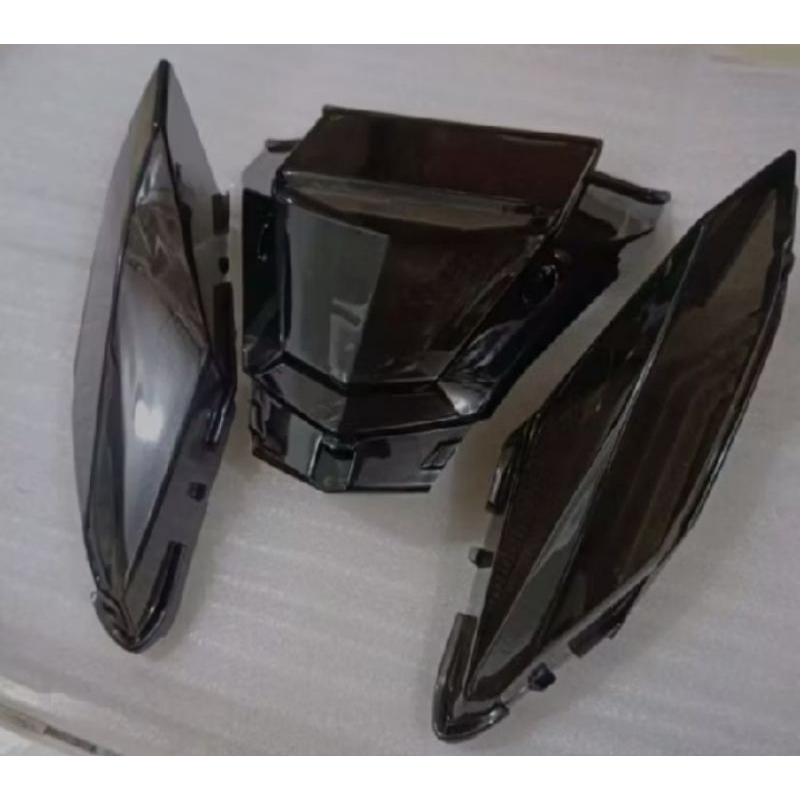 Kaca Mika stop lampu rem dan sein belakang motor Beat ESp Eco dan Beat street Hitam 2016-2019